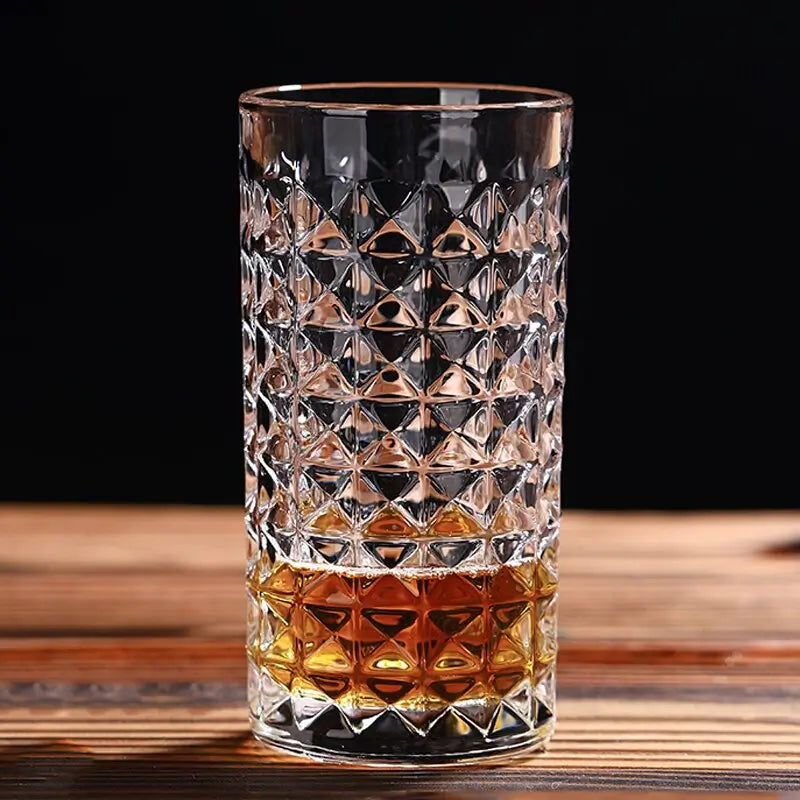 Verre à Whisky verre whisky personnalisé Verre à Whisky avec Gravure 300ML  Verre a Rhum Verre à Whisky Tumbler Verres à Eau Pour Bourbon Accessoires  de Vin pour Cocktail Cognac Vodka Jus (