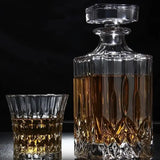 Set de Carafe et Verres à Whisky en Cristal