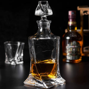 Carafe à Whisky en Cristal sans Plomb de Luxe