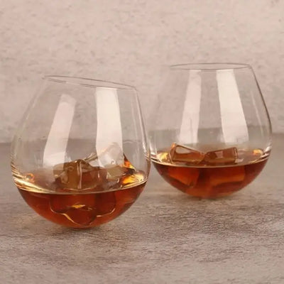 Verre à Whisky Fond Arrondi en Cristal