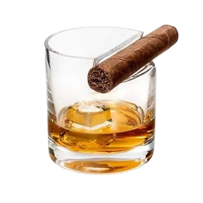 Verre à Whisky Porte Cigare