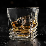 Verre à Whisky Moderne en Cristal Taillé 