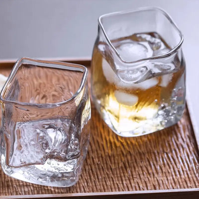 Verre à Whisky Carré en Cristal