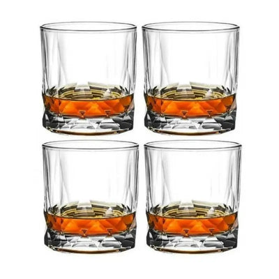 Verre à Whisky en Cristal Set de 4