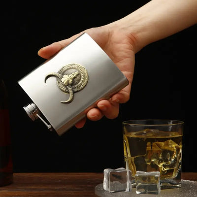 Flasque Métallique à Whisky