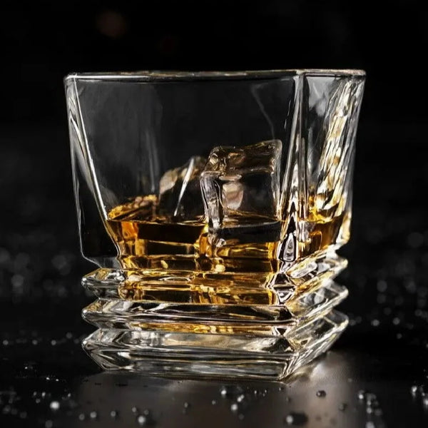 Verre à Whisky Haiut de Gamme en Verre Taillé 