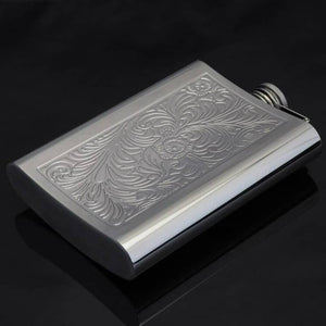 Flasque à Whisky de Luxe en Acier