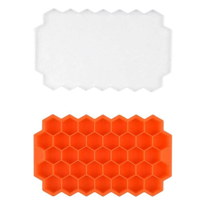 Moule à Glaçons en Silicone Orange