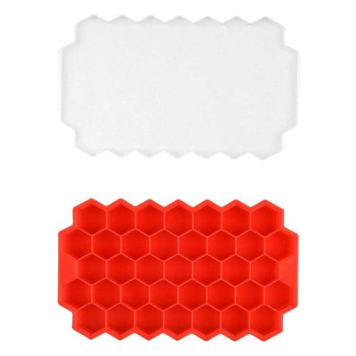 Moule à Glaçons en Silicone Rouge