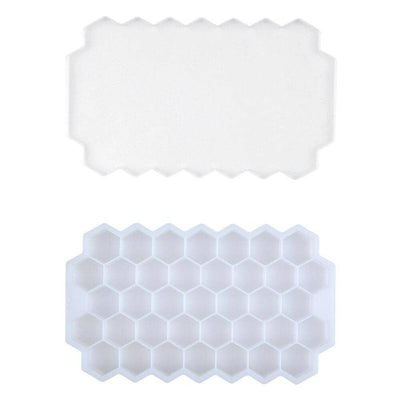 Moule à Glaçons en Silicone Blanc