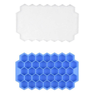 Moule à Glaçons en Silicone Bleu