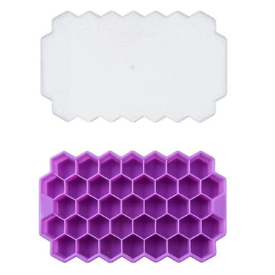 Moule à Glaçons en Silicone Violet