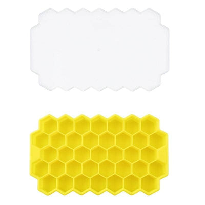 Moule à Glaçons en Silicone Jaune