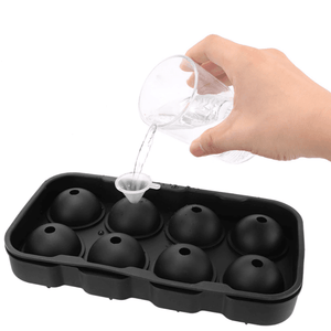 Moule à Glaçons Ronds avec Entonnoir